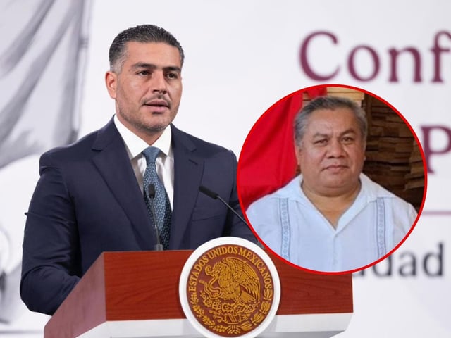 Harfuch revela hipótesis sobre el asesinato del sacerdote Bertoldo Pantaleón. | Crédito: Presidencia/Redes sociales