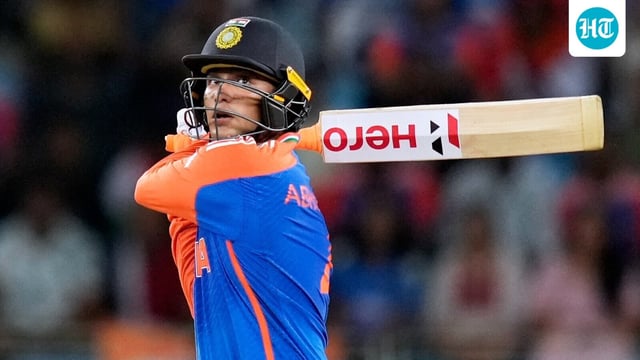 India's Abhishek Sharma is currently the number 1-ranked T20I batter.