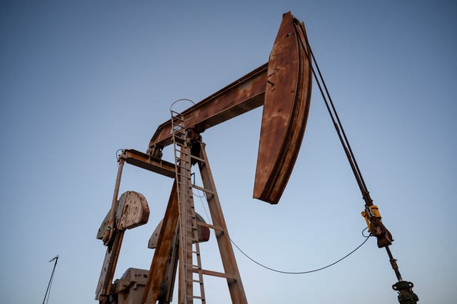 A pump jack operates outside of Midland, Texas, U.S. June 11, 2025. REUTERS/Eli Hartman