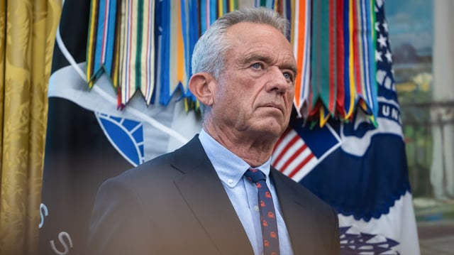 Robert F. Kennedy Jr in the Oval Office of the White House on Sept. 30. Photo: Francis Chung/Politico/Bloomberg via Getty Images