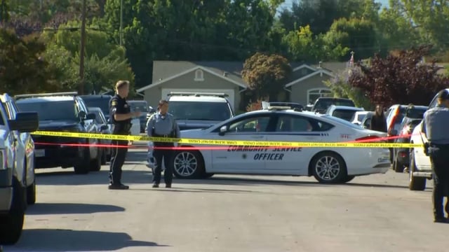 San Jose police investigate a woman’s suspcious death Monday.