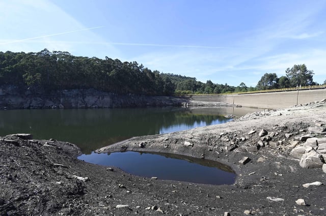 Estado del embalse de Baíña la semana pasada al 31% de su capacidad