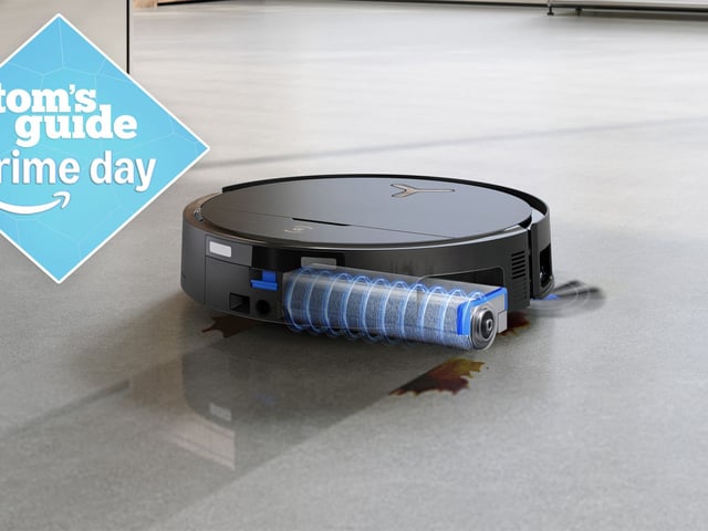 Ecovacs vacuum with badge
