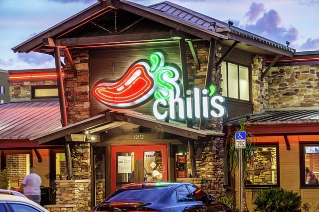 A Chili's location is shown in Florida.