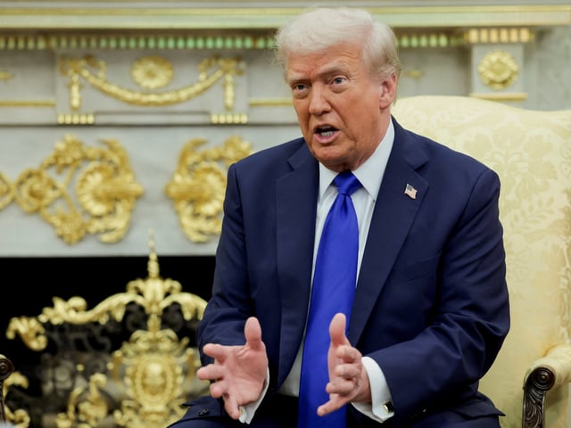 El presidente Donald Trump acusó a los demócratas de ser responsables del cierre, aunque dijo estar dispuesto a negociar. REUTERS/Evelyn Hockstein
