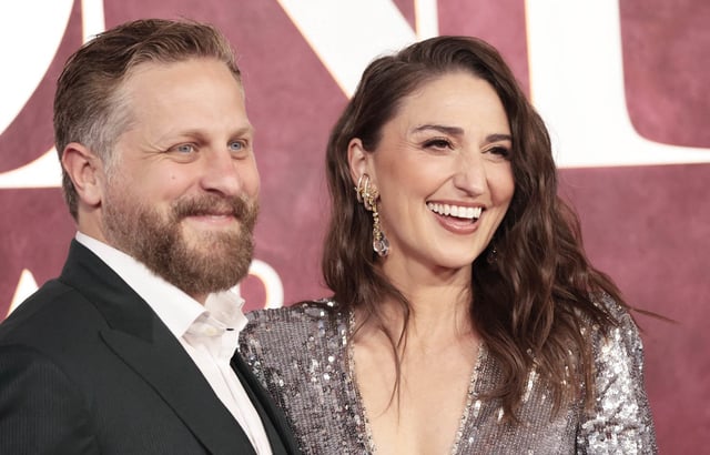 Sara Bareilles and Joe Tippett attend the 78th Tony Awards at Radio City Music Hall in New York on June 8, 2025. 