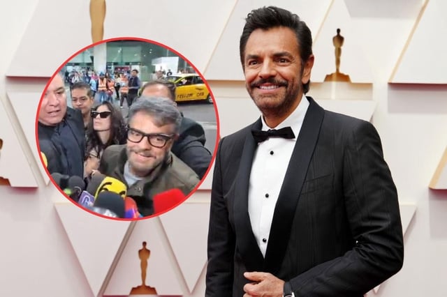 Eugenio Derbez protagoniza tenso momento al ser acorralado por la prensa en el Aeropuerto de CDMX