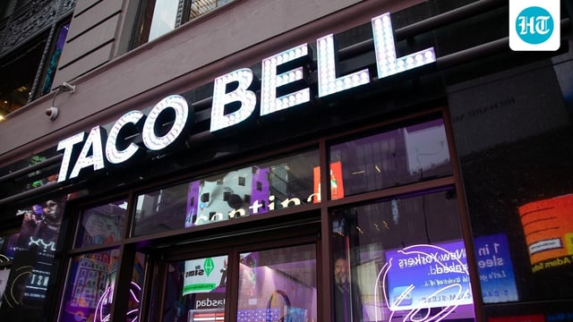 A Taco Bell restaurant in New York, US.