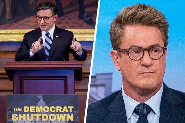 Mike Johnson and Joe Scarborough.