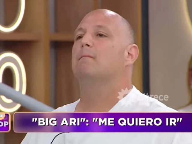 Ariel Ansaldo renunció a "Cuestión de peso". Captura TV.