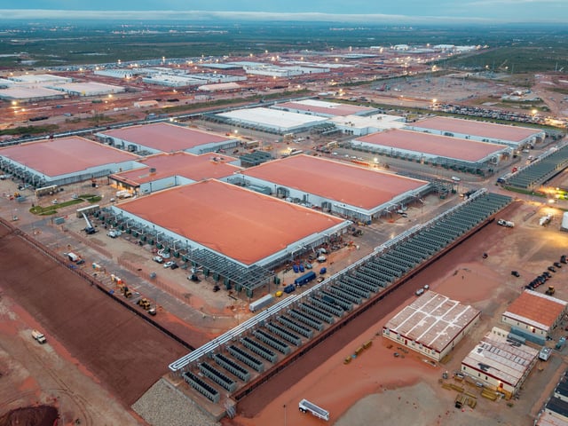 The Stargate AI data center in Abilene, Texas
