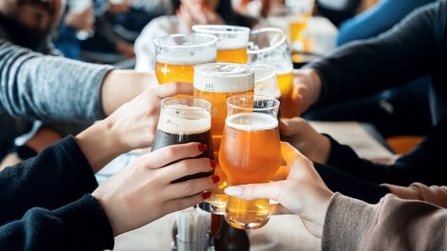 A high proportion of young people said they felt pressured to drink to fit in or progress professionally