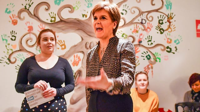 Nicola Sturgeon claimed her responsibility to children in the direct care of the state was her most important mission