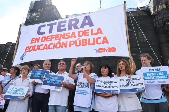 Ctera convocó a un paro nacional docente