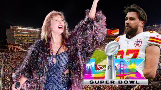 Taylor Swift prefiere apoyar a Travis Kelce antes que actuar en el Super Bowl. / Foto: Especial