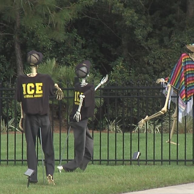Mobile Co. sheriff faces backlash over controversial Halloween decor at his home (WPMI)