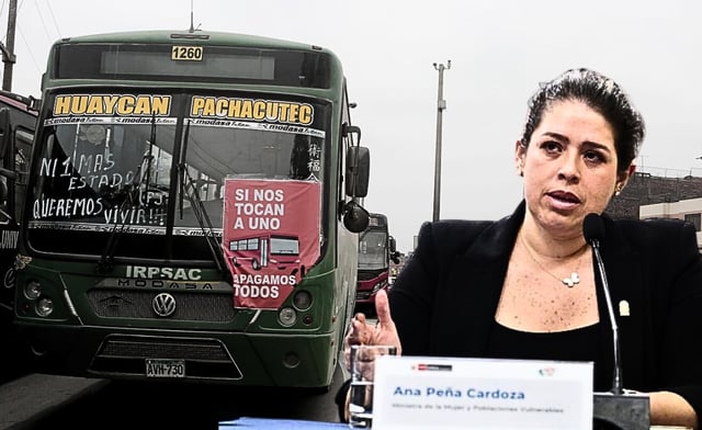 Ministra de la Mujer propone asistencia económica de 400 soles para hijos de choferes asesinados por extorsionadores
