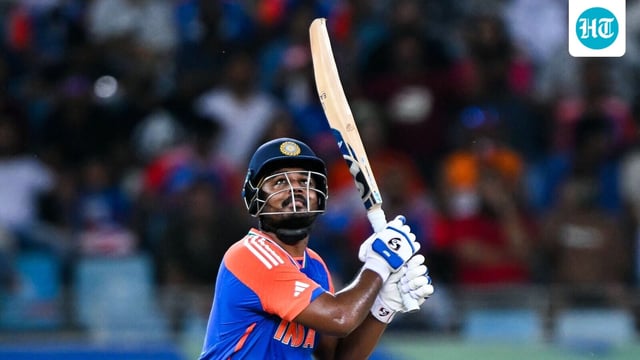 Sanju Samson during India's Asia Cup campaign.