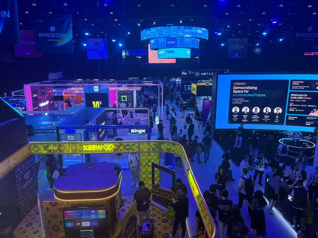 A general view of the Token 2049 Crypto conference in Dubai, United Arab Emirates, April 30, 2025. REUTERS/Federico Maccioni