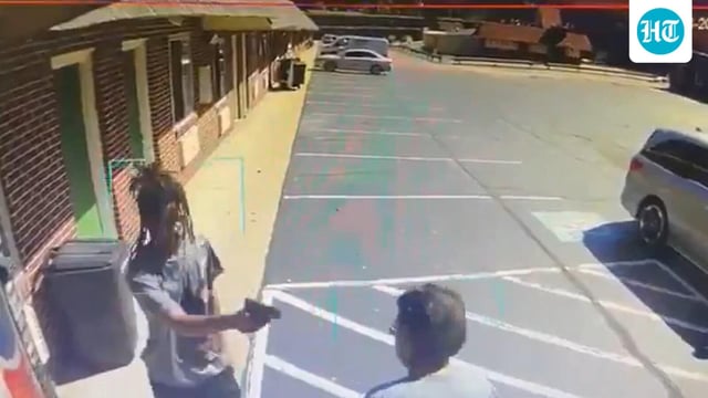 Officers said that surveillance footage showed West walking towards him and, as he got within a feet of Ehagaban, he raised his gun and shot him in the head.