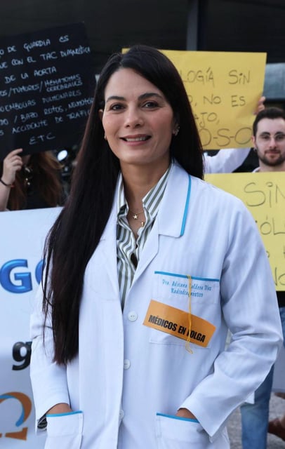 La radióloga Adriana Caldera.