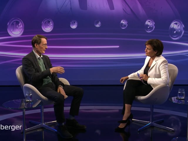 Als Einzelgast begrüßte Sandra Maischberger diesmal Ex-Gesundheitsminister Karl Lauterbach.