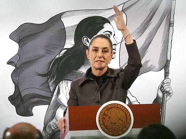 Claudia Sheinbaum, presidenta de México.