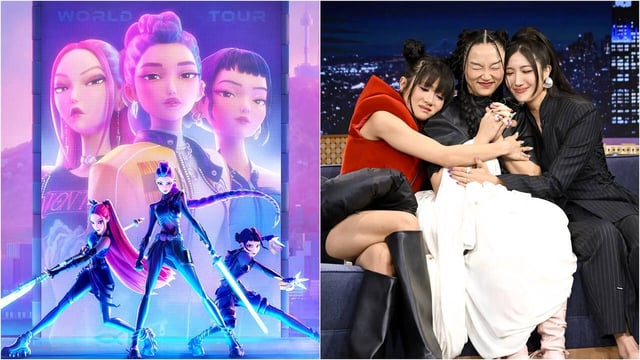 EJAE, Audrey Nuna, and Rei Ami on The Tonight Show Starring Jimmy Fallon