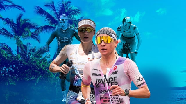 Die Grafik zum Ironman auf Hawai der Frauen