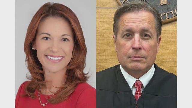 North Dakota Superintendent of Public Instruction Kirsten Baesler, left, and Nicholas Chase, U.S. attorney for the District of North Dakota. (Submitted photos)