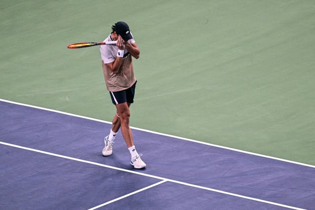 Valentin Vacherot was in tears after beating Tallon Griekspoor