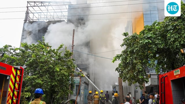 Fire Incident in Konasheema in cracker manufacturing unit.
