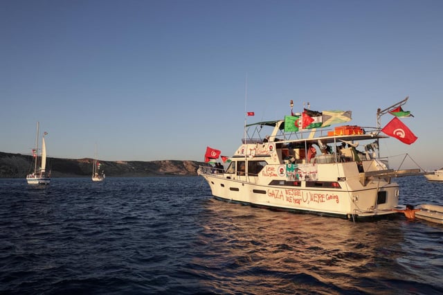 L'armée israélienne a intercepté trois nouveaux bateaux de la flottille internationale pour Gaza