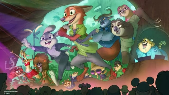 Walls Up Around the Tree of Life for New Zootopia Better Zoogether Replacing Bugs Life