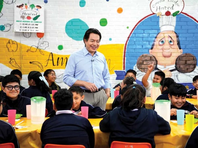 Mario Delgado, secretario de Educación Pública.