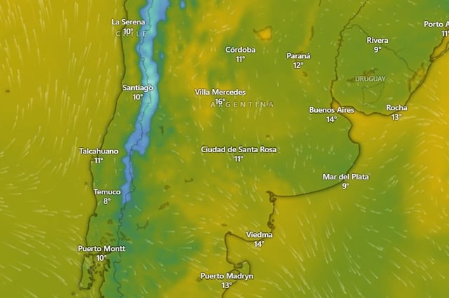 El SMN emitió una serie de alertas para este miércoles en todo el país.