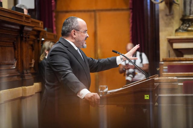 El presidente del PPC, Alejandro Fernández.
