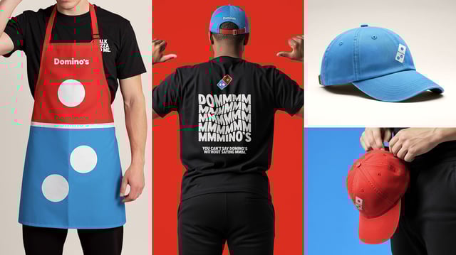 Domino's Pizza is rolling out new uniforms and jingle as well as a bolder logo.