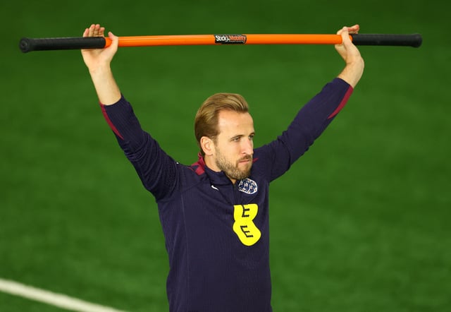Soccer Football - International Friendly - England Training - St. George's Park, Burton upon Trent, Britain - October 6, 2025 England's Harry Kane during training Action Images via Reuters/Matthew Childs