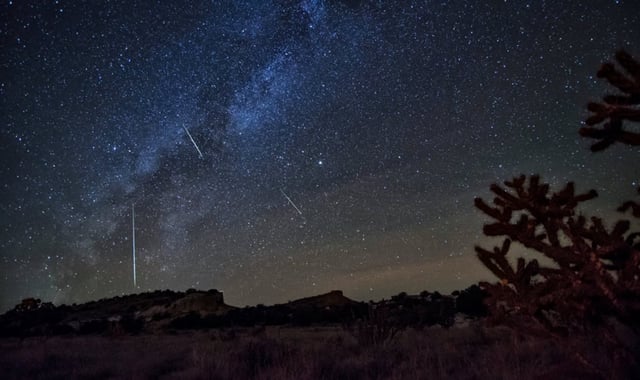 Cómo ver la lluvia de meteoritos Dracónidas 2025
Créditos: NASA