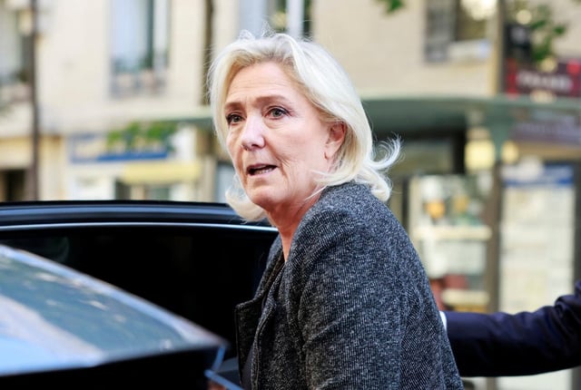 La cheffe de file du Rassemblement national Marine Le Pen a déclaré mercredi qu’elle «censurerait tout» ce qui émane du gouvernement.