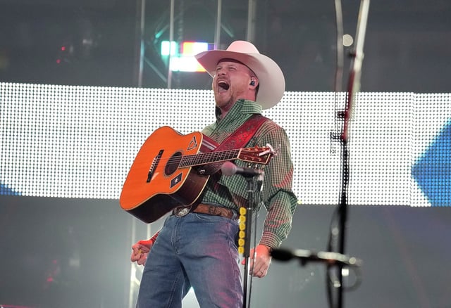Cody Johnson performs during Rodeo Houston at the Houston Livestock Show and Rodeo at NRG Stadium on Friday, March 17, 2023 in Houston. Country musician Cody Johnson has canceled his remaining 2025 concerts due to a burst eardrum. 
