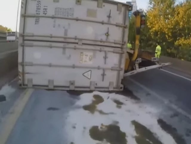 El incidente ocurrió en el empalme con la Autopista Buenos Aires–La Plata