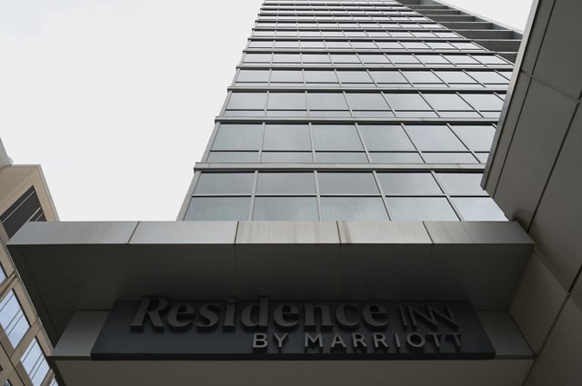 A child under the supervision of the Maryland Department of Human Services was found dead on Monday at the Residence Inn by Marriott Baltimore at The Johns Hopkins Medical Campus. (Kim Hairston/staff).