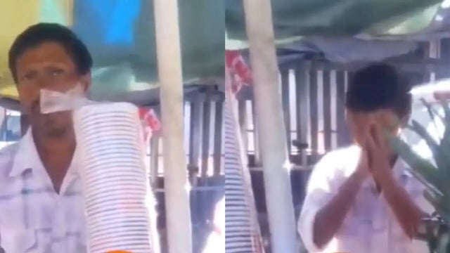 Dehradun Vendor Wipes Utensils With Same Cloth He Used On His Private Parts; Shocking Video Goes Viral