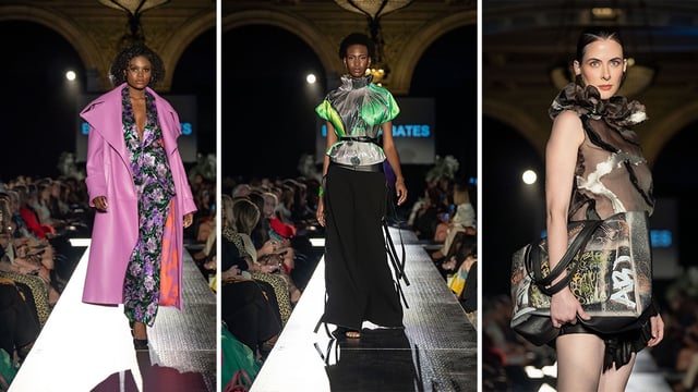 Designs by Barbara Bates at “A Celebration of Chicago Style", the Opening Night of Chicago Fashion Week 2024 at the Chicago Cultural Center before sold-out audience of five hundred