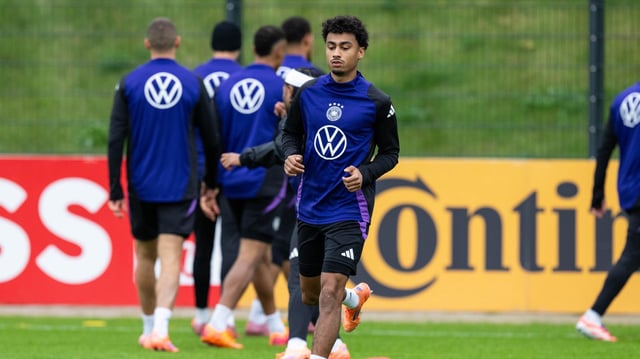 Nathaniel Brown im Training