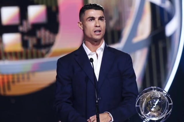 Cristiano recibió el premio Prestigio de Oro en Portugal