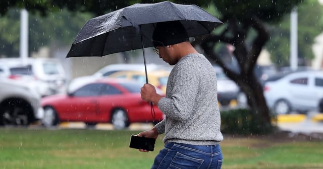 Rain is expected in parts of the country this weekend. Pawan Singh / The National