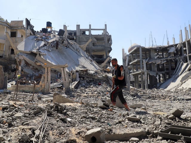 Gaza, reducida a escombros. Foto: Reuters 